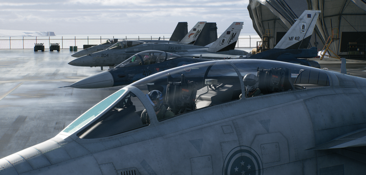 ACE COMBAT 8 WINGS OF THEVE Screenshot 1